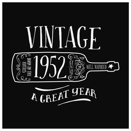 VINTAGE 1952 - CANVAS WRAP