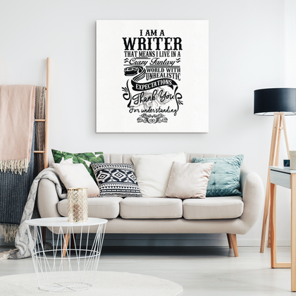 I am a Writer - Canvas Wrap