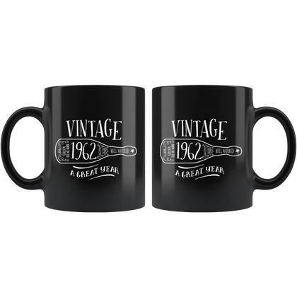 Vintage 1962 - Black Mug