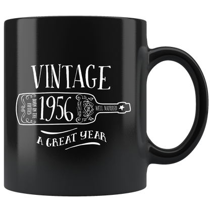 Vintage 1956 - Black Mug