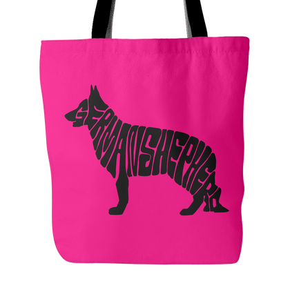 FunkyShirty German Shepherd Dog - Tote Bag  Tote Bags - FunkyShirty