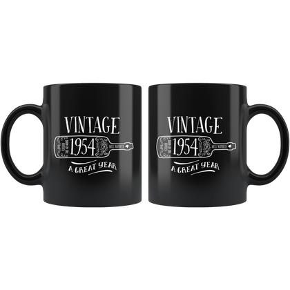 Vintage 1954 - Black Mug