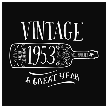 VINTAGE 1953 - CANVAS WRAP