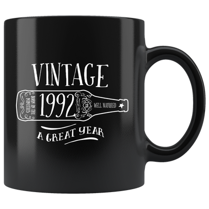 Vintage 1992 - Black Mug