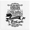 I am a ENGLISH TEACHER - Canvas Wrap