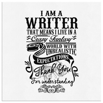 I am a Writer - Canvas Wrap