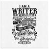 I am a Writer - Canvas Wrap