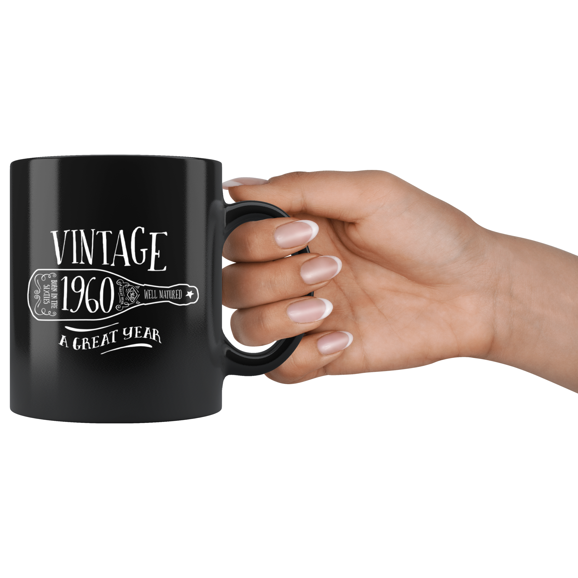 Vintage 1960 - Black Mug