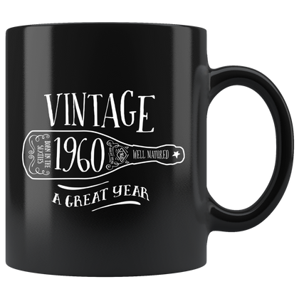 Vintage 1960 - Black Mug