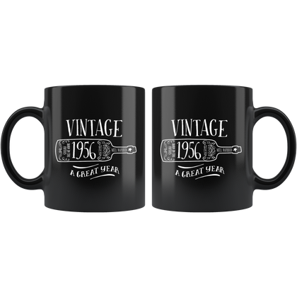Vintage 1956 - Black Mug
