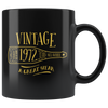 Vintage 1972 - Black Mug