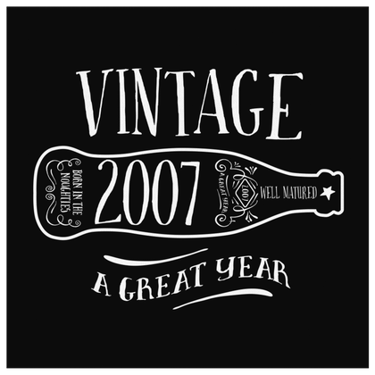 Vintage 2007 - Canvas Wrap