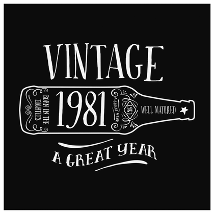 Vintage 1981 - Canvas Wrap