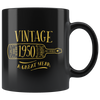 Vintage 1950 - Black Mug