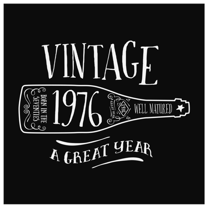 Vintage 1976 - Canvas Wrap