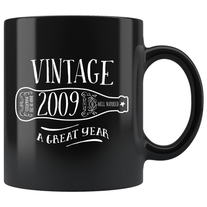 Vintage 2009 - Black Mug