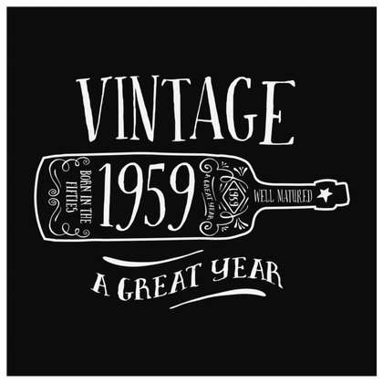 Vintage 1959 - Canvas Wrap