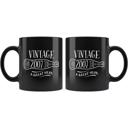 Vintage 2007 - Black Mug