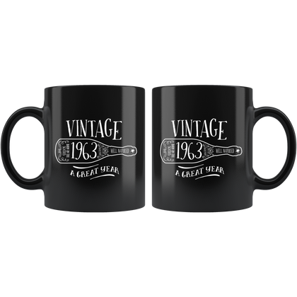 Vintage 1963 - Black Mug