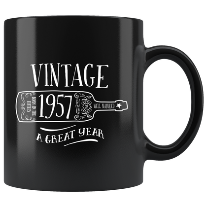 Vintage 1957 - Black Mug
