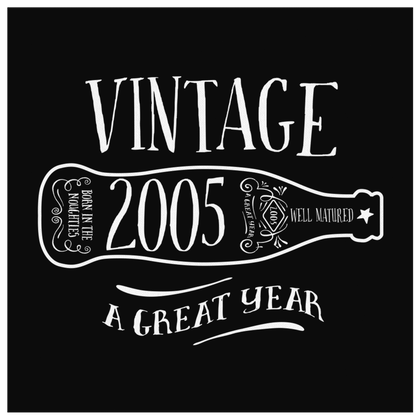 Vintage 2005 - Canvas Wrap