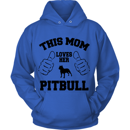FunkyShirty This mom loves her Pitbull  Creative Design - FunkyShirty