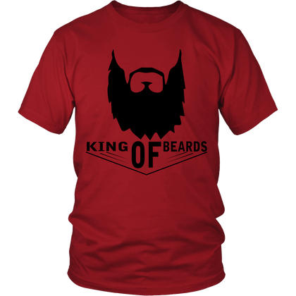 FunkyShirty King Of Beards  Creative Design - FunkyShirty