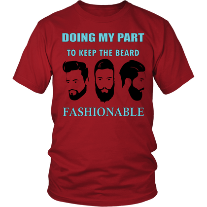 FunkyShirty Beard Fashionable  Creative Design - FunkyShirty