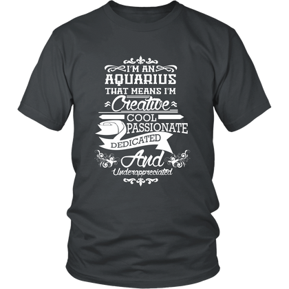 FunkyShirty Aquarius (Men)  Creative Design - FunkyShirty