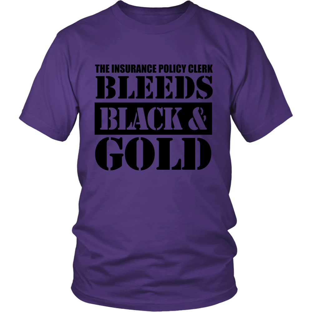 Bleeds Black and Gold (Men)