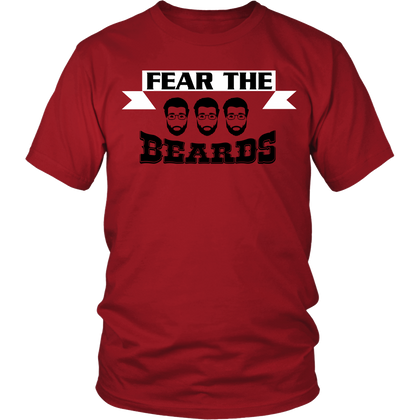 FunkyShirty Fear The Beards  Creative Design - FunkyShirty