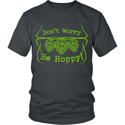 FunkyShirty Don't Worry Be Hoppy (Men)  Creative Design - FunkyShirty