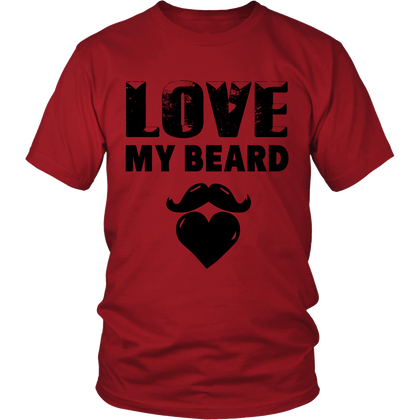 FunkyShirty Love My Beard  Creative Design - FunkyShirty