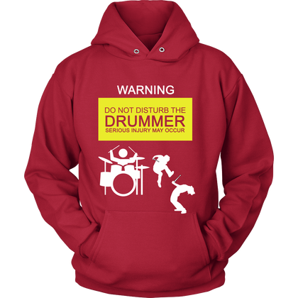 FunkyShirty Warning do not Disturb the Drummer serious injury may Occur (Women)  Creative Design - FunkyShirty