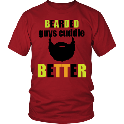 FunkyShirty Bearded Guys Cuddle Better  Creative Design - FunkyShirty