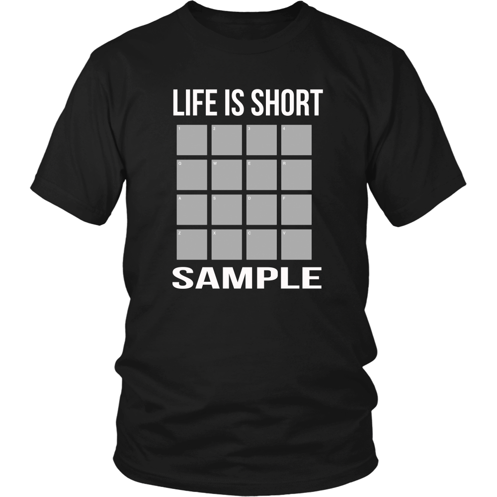 Life is short Sample (Men)
