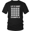 Life is short Sample (Men)
