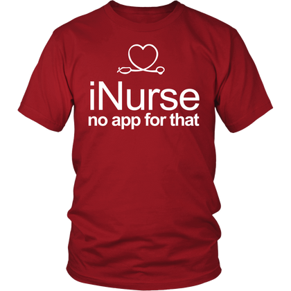 FunkyShirty I Love Nurse no App for That (Men)  Creative Design - FunkyShirty