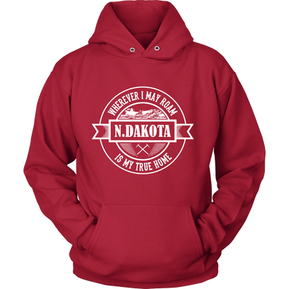 FunkyShirty North Dakota is my True Home (WOMEN)  Creative Design - FunkyShirty