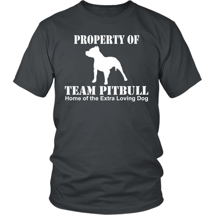 FunkyShirty Property of Team Pitbull (Men)  Creative Design - FunkyShirty