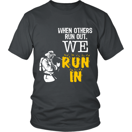FunkyShirty When Others Run Out. We Run In (Men)  Creative Design - FunkyShirty