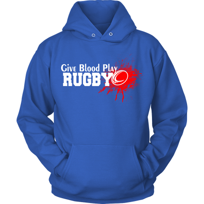 FunkyShirty Give Blood Play Rugby (Women)  Creative Design - FunkyShirty