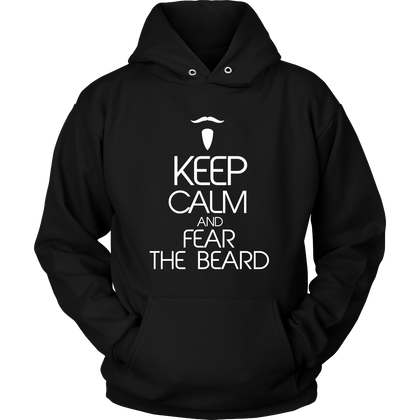 FunkyShirty Keep Calm and Fear the Beard (Women)  Creative Design - FunkyShirty