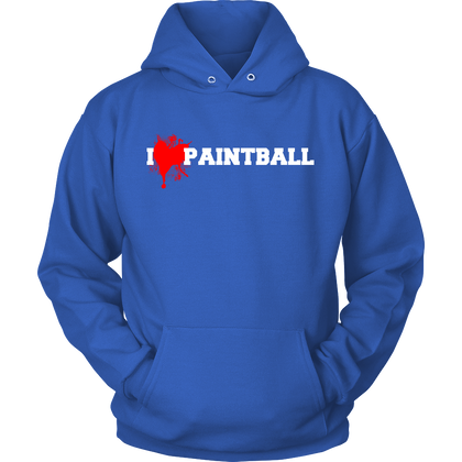 FunkyShirty I Love Paintball (Women)  Creative Design - FunkyShirty