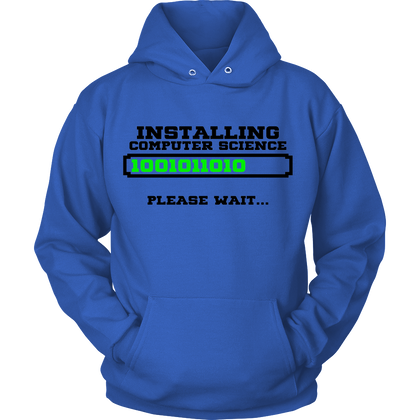 FunkyShirty Installing Computer Science Please Wait.. (Women)  Creative Design - FunkyShirty