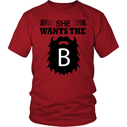 FunkyShirty She Wants The Beard  Creative Design - FunkyShirty