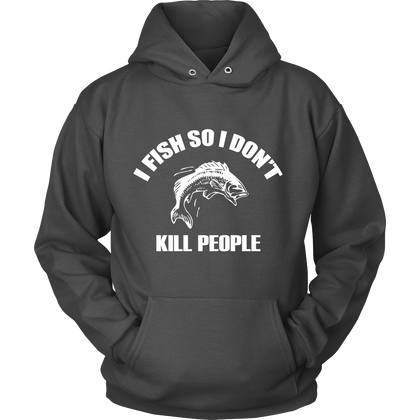 FunkyShirty I Fish so I Dont Kill People (Women)  Creative Design - FunkyShirty