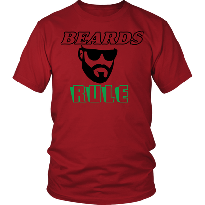 FunkyShirty Beards Rule  Creative Design - FunkyShirty