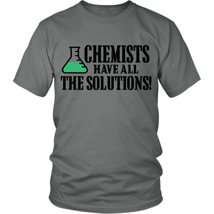 FunkyShirty Chemists have All The Solutions! (Men)  Creative Design - FunkyShirty