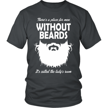 FunkyShirty Without Beards (Men)  Creative Design - FunkyShirty